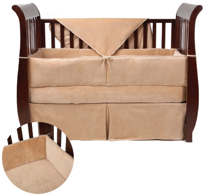 Organic 4-Piece Crib Bedding Set